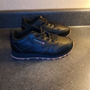 Reebok Kids Black Classic Sneakers
